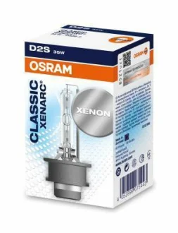 Лампа (картон 1шт) D2S 85В 35Вт P32D-2 Xenarc Classic 4150K OSRAM 66240CLC