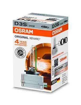 Лампа (картон 1шт) D3S 42В 35Вт PK32D-5 Xenarc 4150K OSRAM 66340 (фото 1)