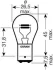 Лампа P21/4W 12V 21W BAZ15d BLI STANDARD OSRAM 722502B (фото 3)