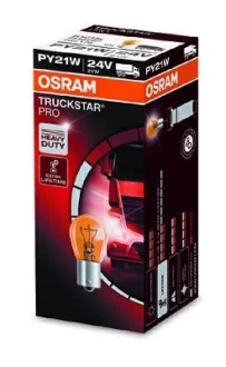 Лампа (картон 10шт) PY21W 24В 21Вт BAU15S Truckstar Pro NextGen OSRAM 7510TSP