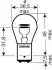 Лампа P21/5W 24V 21W BAY15d FS STANDARD OSRAM 7537 (фото 2)