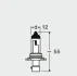 Лампа (картон 1шт) HB4A 12В 51Вт P22D Standard OSRAM 9006XS (фото 3)