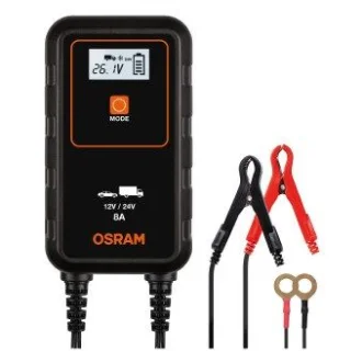 Зарядний пристрій ток зарядкі 8А (для АКБ до 150Ач) OSRAM OEBCS908