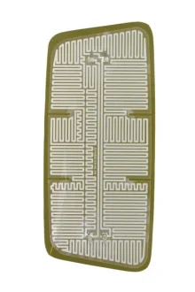 Скло дзеркала зовнішнього лів/прав (412 x188мм, обігрів) MAN L2000, M 2000 L, M 2000 M 06.93- PACOL MAN-MR-038