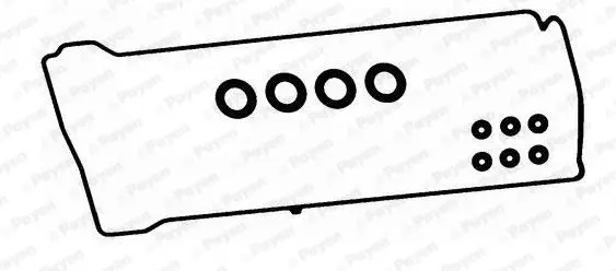 Комплект прокладок клапанної кришки ACURA RSX, TSX HONDA ACCORD VII, CIVIC VII, CIVIC VIII, CR-V II, CR-V III, CR-V IV, ELEMENT, ELYSION, FR-V, INTEGRA, STEPWGN, STREAM 2.0/2.2D/2.4 10.00- Payen HM5267 (фото 1)