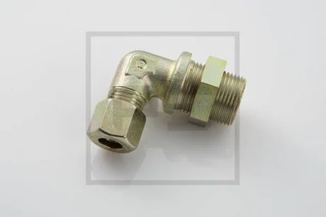 Кріплення TEKALAN Коліно, M16x1,5 зовнішній, дріт 10x1, із гайкою, метал, кількість штук в упаковці: 1шт PE AUTOMOTIVE 076.048-20