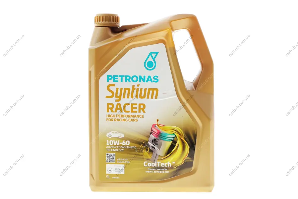 Олива 10W60 SYNTIUM RACER (5L) (API SN/CF) (ACEA A3/B4) (FCA 955535-H3) PETRONAS Petronas 70000M12EU (фото 1)