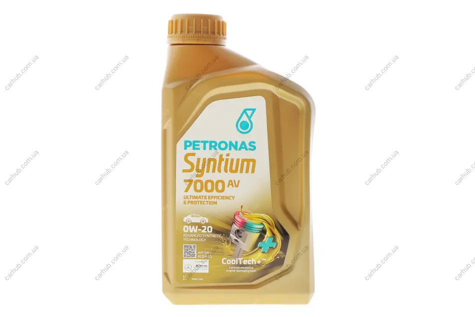 Олива 0W20 SYNTIUM 7000 AV (1L) (Porsche C20/VW 508 00/509 00) (ACEA C5) (з-на на 71223E18EU) Petronas 70410E18EU (фото 1)