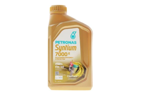 Олива 0W40 SYNTIUM 7000 E (1L) (MB 229.5/MB 229.3/VW 502.00/505.00/LL-01/RN0710/Ford WSS-M2C937-A) PETRONAS Petronas 70722E18EU