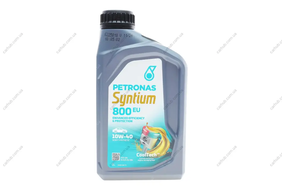Олива 10W40 SYNTIUM 800 EU (1L) (MB 229.3/VW 501.01/505.00/RN0700/RN0710) PETRONAS Petronas 70732E18EU (фото 1)