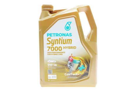 Олива 0W16 SYNTIUM 7000 HYBRID (5L) (API SP/ILSAC GF-6B) PETRONAS Petronas 70735M12EU