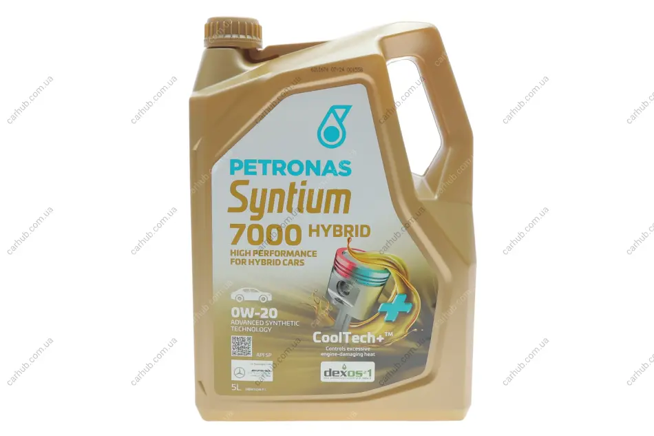 Олива 0W20 SYNTIUM 7000 HYBRID (5L) (API SP/ILSAC GF-6A) (GM dexos1 Gen 3/Ford WSS-M2C962-A1) (з-на на 71229M12EU) Petronas 70803M12EU (фото 1)
