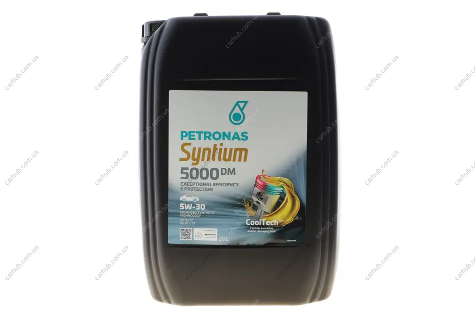 Олива 5W30 SYNTIUM 5000 DM (20L) (MB 229.51/MB 229.52/VW 505.00/505.01/LL-04/RN0700/RN0710) (з-на на 71232R41EU) Petronas 70957R41EU (фото 1)