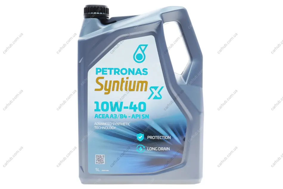 Олива 10W40 SYNTIUM X (5L) (ACEA A3/B4) (API SN) PETRONAS Petronas 70984M12EU (фото 1)