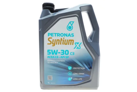 Олива 5W30 SYNTIUM X (5L) (ACEA C3) (API SP) PETRONAS Petronas 71004M12EU