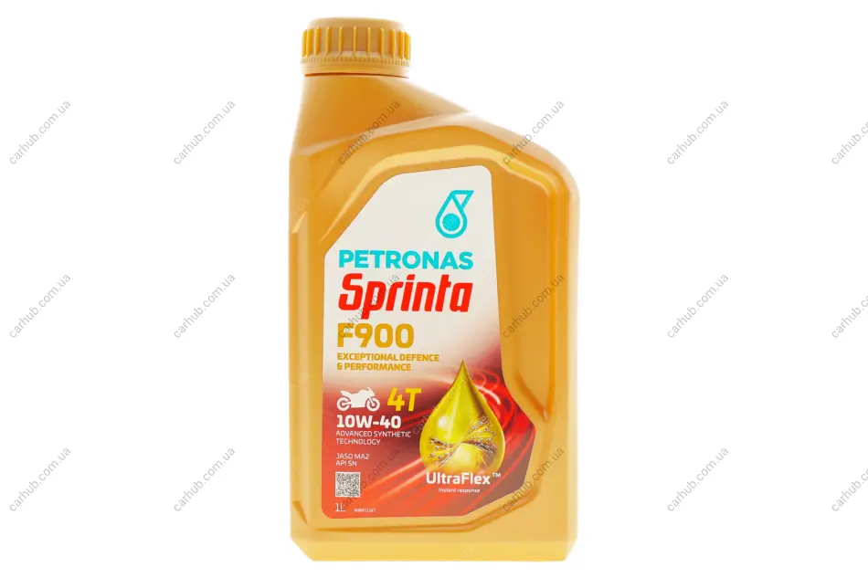 Олива 10W40 SPRINTA F900 4T (1L) (API SN/JASO MA2/JASO MA) Petronas 73119E15EU (фото 1)