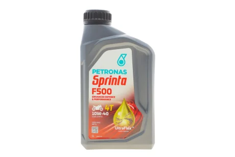 Олива 10W40 SPRINTA F500 4T (1L) (API SL/JASO MA2) Petronas 73188E15EU