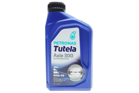 Олива 80W90 TUTELA AXLE 300 (1L) (MAN 342 Type M1/M2/ZF TE-ML 05A/07A/08/12E/16B/19B/21A) (API GL-5) PETRONAS Petronas 76630E15EU