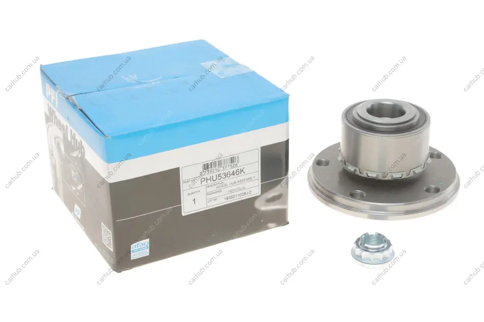 Підшипник маточини (передньої/задньої) VW T5 03- PFI PHU53646K (фото 1)
