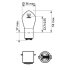 Лампочки освітлення, ксенон, LED PHILIPS 12728BW (фото 3)