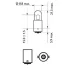 Лампа розжарення T4W12V 4W BA9s (вир-во Philips) PHILIPS 12929CP (фото 3)