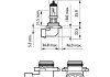 Автолампа HB4 Vision 12V 55W P22d (1 шт. в блістері) PHILIPS 9006PRB1 (фото 3)