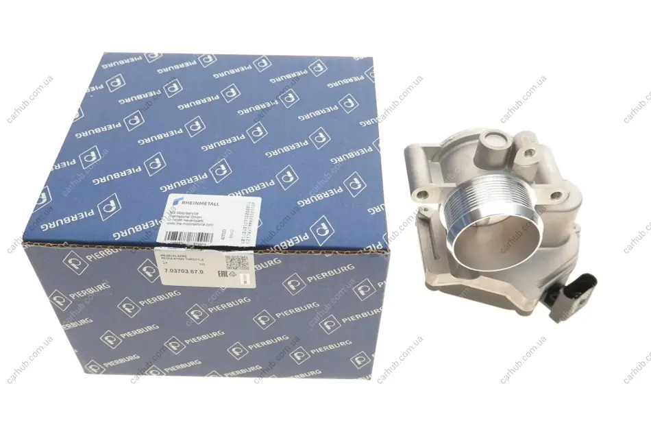 Заслонка дросельна VW Caddy III/IV 1.6 TDI 10- PIERBURG 7.03703.67.0 (фото 1)