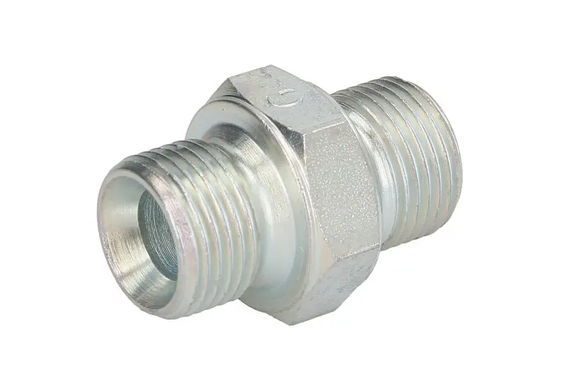 Гідравлічна зчіпка (прямі), зовнішня різьба 3/8 дюйм PNEUMATICS HTP-ZP-3/8 (фото 1)