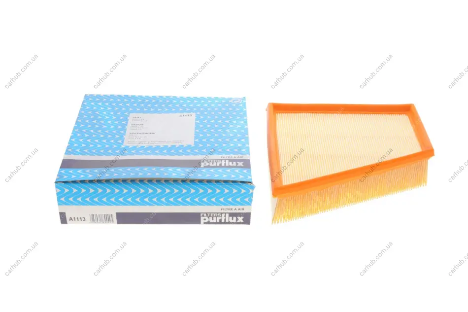 Фільтр повітряний Skoda Fabia/Roomster /VW Polo 1.2/1.4i 99-14 PURFLUX Purflux A1113 (фото 1)