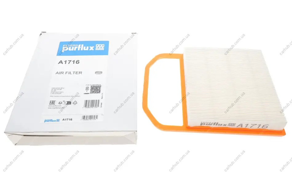 Фільтр повітряний MB C-class (W205/C205)/E-class (A207/C207/S212)/S (W222/C217) Purflux A1716 (фото 1)