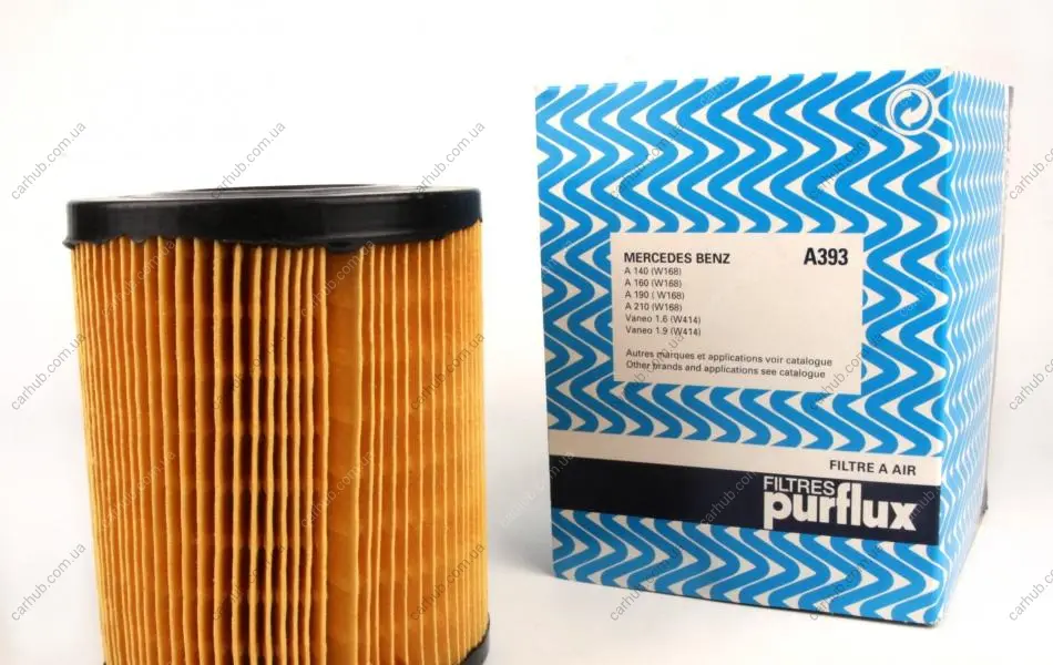 Фільтр повітряний MB (W168) (бензин) PURFLUX Purflux A393 (фото 1)