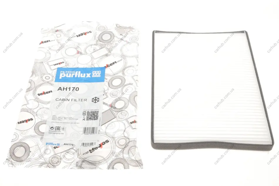 Фільтр салону Opel Astra F/G/H 96- PURFLUX Purflux AH170 (фото 1)