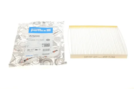 Фільтр салону Fiat Panda 1.1-1.4 JTD 95-/Ford Ka 1.2/1.3 TDCi 08-16 PURFLUX Purflux AH233