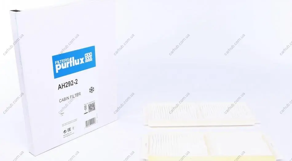 Фільтр салону Mazda 3 1.6-2.2 MZR 08-14 (к-кт 2 шт.) PURFLUX Purflux AH292-2 (фото 1)