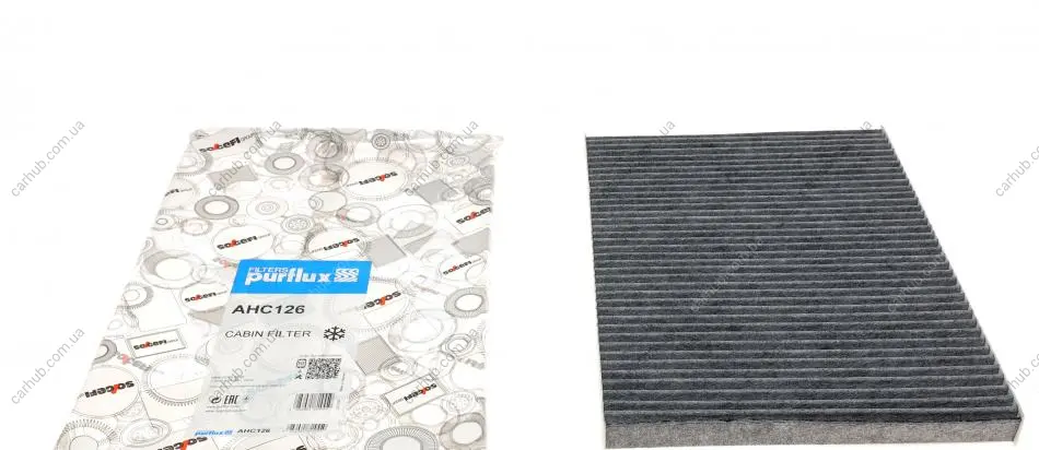 Фільтр салону MB A-class (W168) (вугільний) PURFLUX Purflux AHC126 (фото 1)