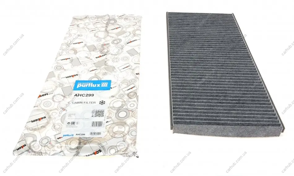 Фільтр салону BMW X5 (E53) 3.0D/Range Rover 4.2/4.4/3.0D (вугільний) PURFLUX Purflux AHC299 (фото 1)
