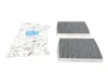 Фільтр салону BMW 5 (F10)/7 (F01) 2.0-6.0 08- (вугільний) (к-кт 2 шт.) PURFLUX Purflux AHC336-2 (фото 1)