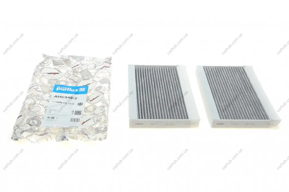 Фільтр салону MB S-class (W222/C217) 13- (вугільний) (к-кт 2шт.) PURFLUX Purflux AHC548-2 (фото 1)