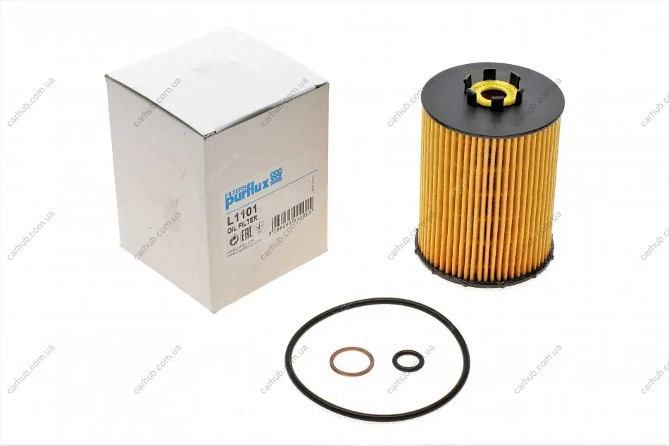 Фільтр масляний BMW 5 (E60)/ 7 (E65)/ X5 (E70) 3.0-6.0 i 03-13 PURFLUX Purflux L1101 (фото 1)