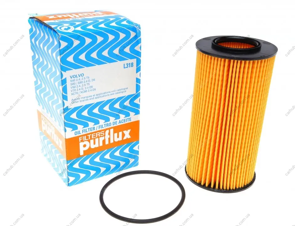 Фільтр масляний Ford Focus/Mondeo 2.5 05- PURFLUX Purflux L318 (фото 1)