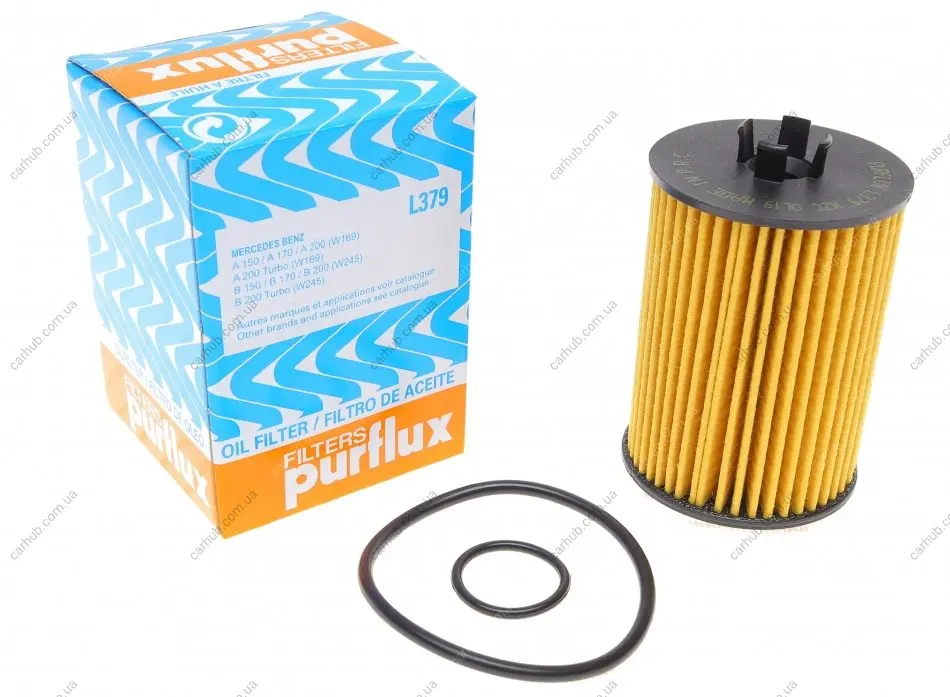 Фільтр масляний MB A-class (W169)/ B-class (W245) 1.5-2.0 04-12 PURFLUX Purflux L379 (фото 1)
