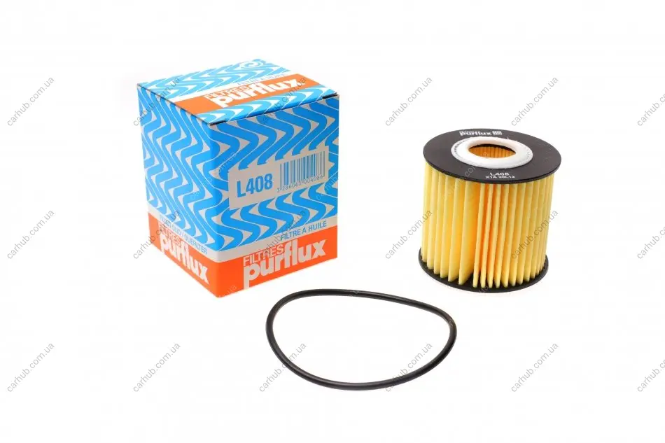 Фільтр масляний Lexus RX/NX 2.0-3.5 08-/Toyota Rav 4 2.5 Hybrid 15- PURFLUX Purflux L408 (фото 1)