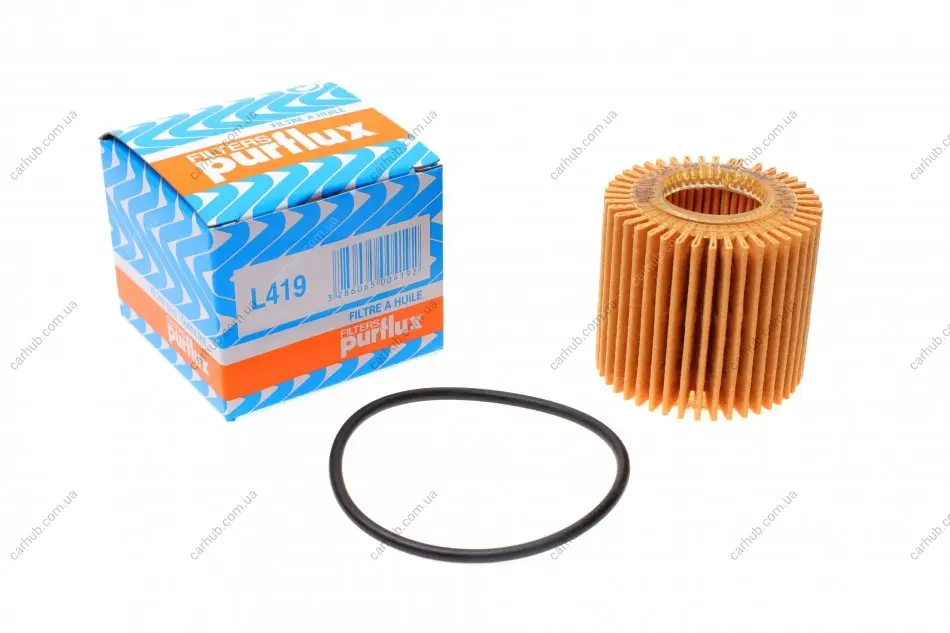Фільтр масляний Toyota Rav4/Avensis/Land Cruiser 1.6i-2.8D 08- PURFLUX Purflux L419 (фото 1)