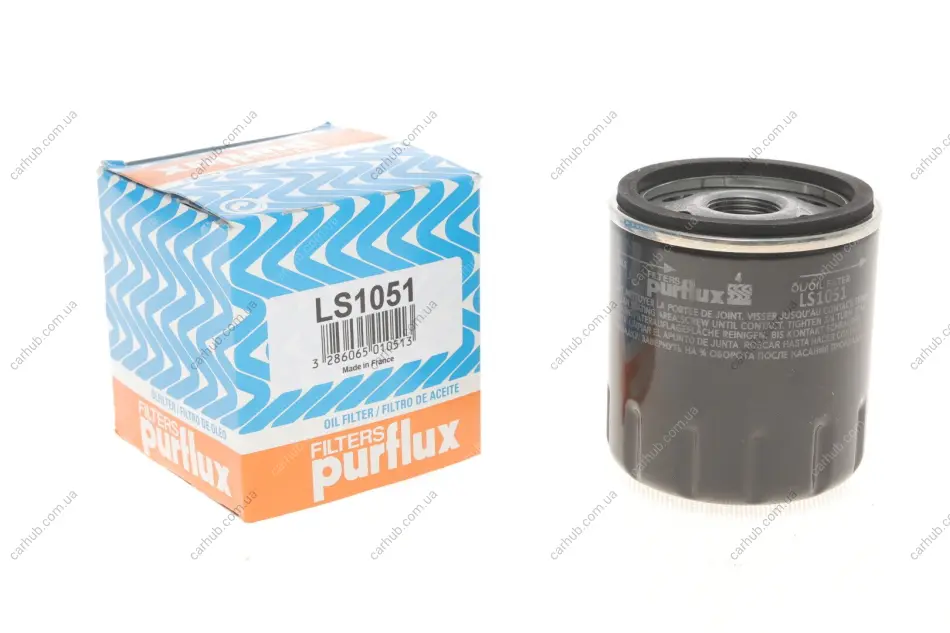 Фільтр масляний Citroen Jumper/Peugeot Boxer 2.2HDI/ Ford Transit 13- PURFLUX Purflux LS1051 (фото 1)