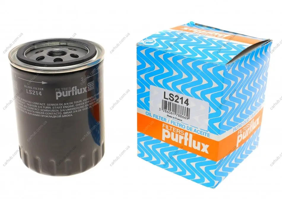 Фільтр масляний VW T4 1.9TDI (h=119) PURFLUX Purflux LS214 (фото 1)