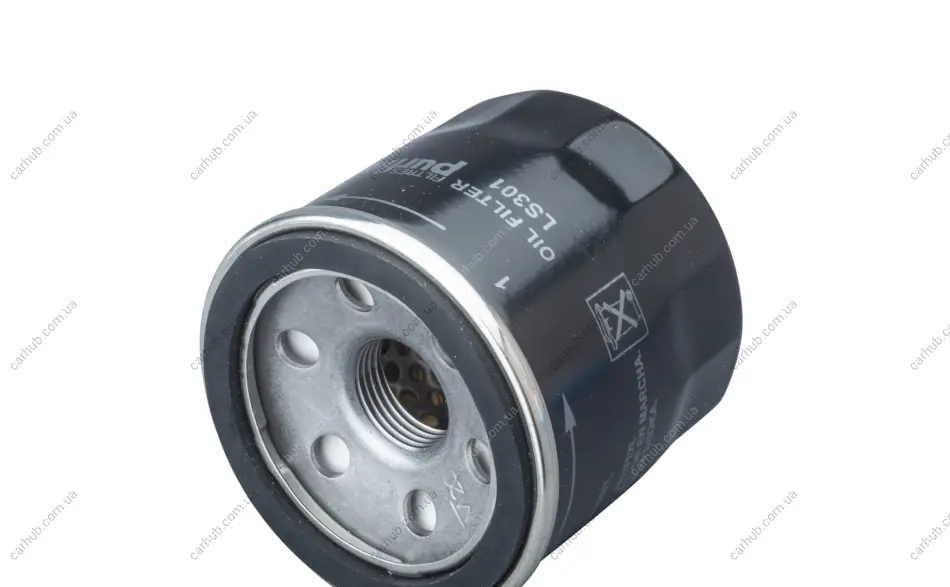 Фільтр масляний Renault Laguna 2.0i 16V 07-15 (h=66mm) PURFLUX Purflux LS301 (фото 1)