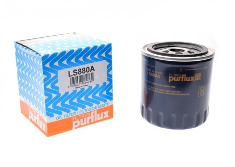 Фільтр масляний Citroen Jumper/Peugeot Boxer 2.5TD PURFLUX Purflux LS880A