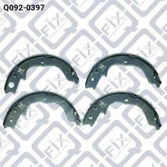 Колодки гальмівні ручного гальма Subaru Forester SH (08–)/Impreza GR (08–)/PSA 4007/C-Crosser (07–)/ Q-fix Q0920397