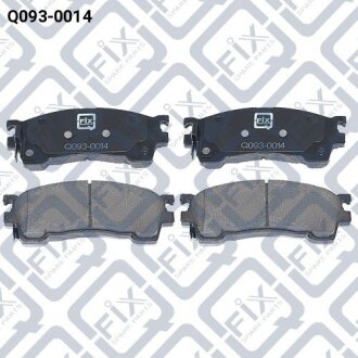 Колодки гальмівні передні Mazda 626 GE 91–/Mazda MX-6 91–/Mazda Xedos-6 92–/Mazda 323 Q-fix Q0930014