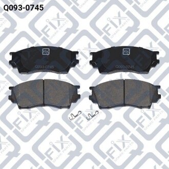 Колодки гальмівні передні дискові Q-fix Q0930745